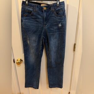 Democracy Dark Blue Straight Stretch Jeans B298KECNXX